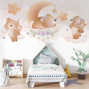 Image 1 of Art gift Детски фототапет - Кралството на мечо