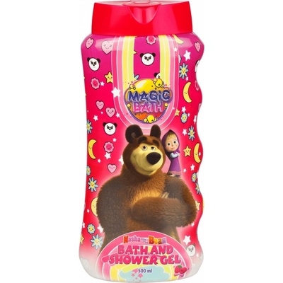 MASHA AND BEAR 2v1 detský kupeľňový sprchový gél 500 ml