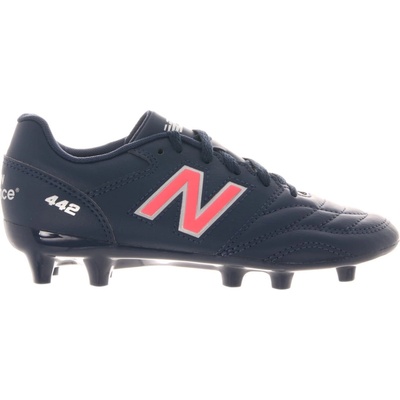 New Balance Юношески футболни бутонки New Balance 442 Academy Juniors Firm Ground Football Boots - Navy/Red