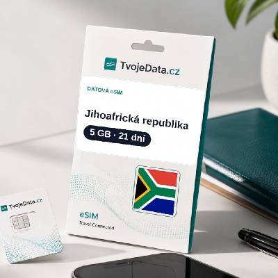 eSIM Jižní Afrika 5 GB / 20 dní