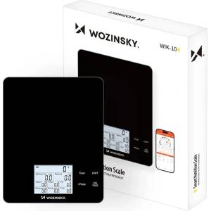 Wozinsky WIK-10 Умна кухненска везна с дигитален дисплей, Bluetooth пр (WIK-10)