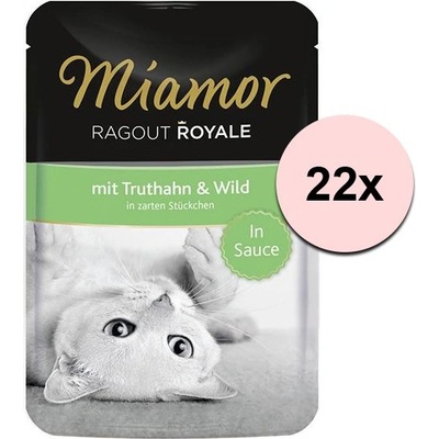 Miamor Ragout Royal пуйка и дивеч в сос 22 x 100 г
