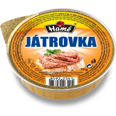 Hamé Játrovka, paštika 75g