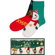 Duo pack I Vianočné ponožky 2983MC viacfarebná