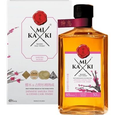 Kamiki Sakura Wood Whisky 48% 0,5 l (kartón)