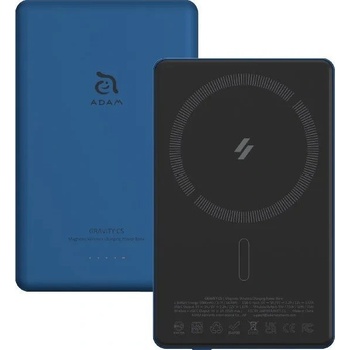 ADAM elements Gravity C5 5000 mAh магнитна power bank синя (APBADGVC5BL)