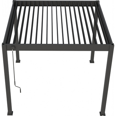 Outdoor Creations Hliníková pergola s lamelami ORION 300x300cm 4 stojky Antracit