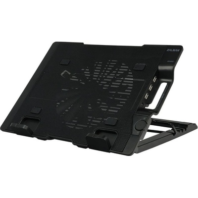 Chladicí podložka ZALMAN ZM-NS2000 Chladicí podložka, pod notebook, do 17", naklápěcí, USB hub, USB napájení, černá ZM-NS2000