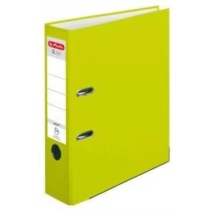 Herlitz Binder A4 8cm PP green neon Q file