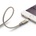 elago Aluminum Lightning USB Cable - USB кабел за iPhone 6, iPhone 6 Plus, iPad, iPod и всеки Apple продукт с Lightning вход (златист) (ECA-ALGD-IPL)