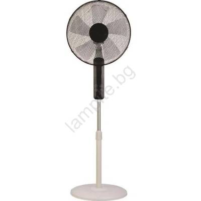 EUROLAMP Стоящ вентилатор 60W/230V 135 cm бял/черен (EU0708)