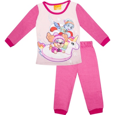 Dievčenské pyžamo Paw Patrol 674 ružová
