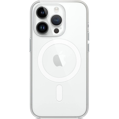 Apple iPhone Clear Case with MagSafe - оригинален кейс iPhone 14 Pro с MagSafe (прозрачен) (разопакован продукт)