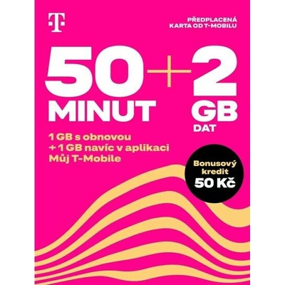 T-Mobile TWIST Sim karta 50 minut + 2GB