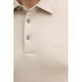 BOSS Памучна тениска с яка boss (50471335)