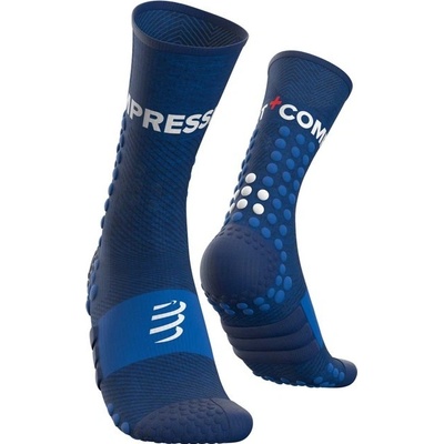 Compressport ponožky Ultra Trail blue/melange