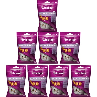 Whiskas Relax and Relaxation kuracie 8 x 45 g