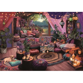 Ravensburger - Puzzle Small cozy boho retreat - 1 000 piese