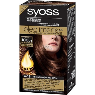 Syoss Oleo Intense Color 4-18 hnědá moka