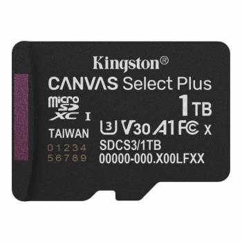 Kingston microSDXC Canvas Select Plus 1TB V30/A1 (SDCS3/1TBSP)