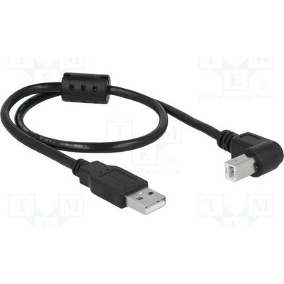 Delock 84809 USB 2.0 USB A vidlice USB B konektor 90° nahoru/dolů