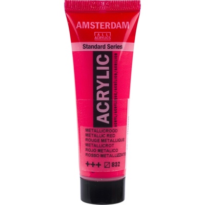 Amsterdam Standard akrylová farba 832 metallic red 20 ml