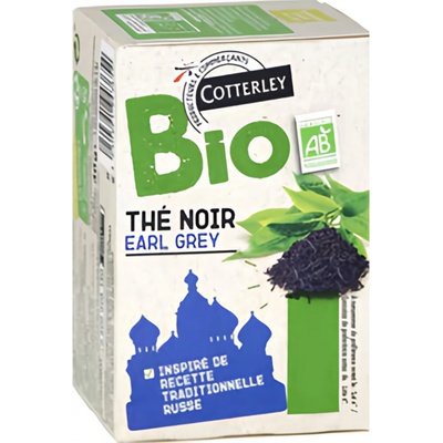 Cotterley BIO Earl grey čaj 20 ks