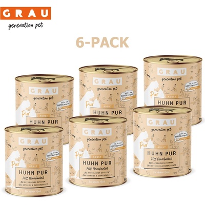 Grau Adult 100% Kuracie mäso 6 x 800 g