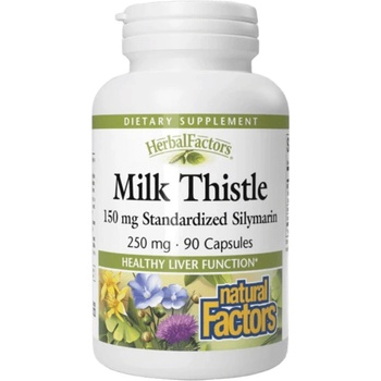 Natural Factors Milk Thistle 250 mg/150 mg Silymarin, 90 Capsules