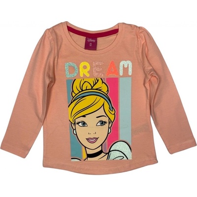 dívčí tričko popelka disney růžová