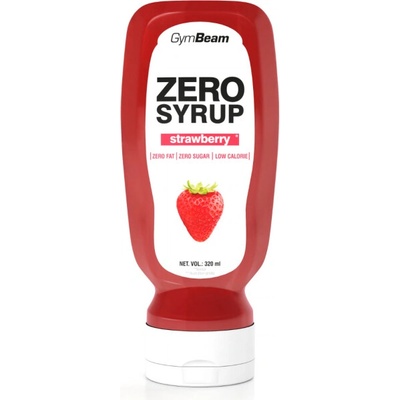 GymBeam Zero Sirup jahoda 320 ml