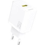 Dudao a27s мрежово зарядно устройство с usb изход 25 w, pd бързо зарядно, БЯЛО gp-190546 (gp-190546)