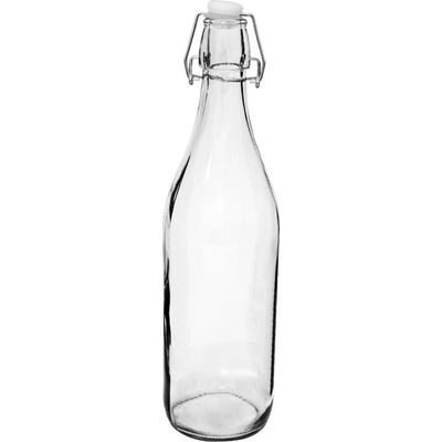 KOZÁČEK Láhev sklo patentní uzávěr kulatá ROUND 250 ml