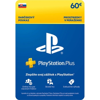 PlayStation Plus Essential dárková karta 60 € (12M členství) SK