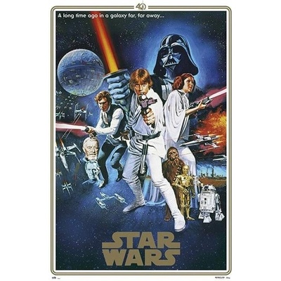 Plakát 61x91,5cm – Star Wars - 40th Anniversary One Sheet B