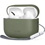 Tech-protect Силиконов калъф Apple AirPods Pro 3 маслинено зелено