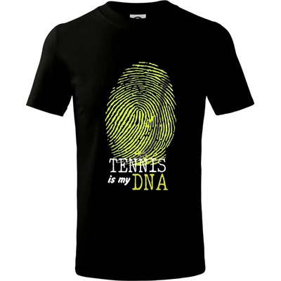 Tennis is my DNA tričko detské čierna