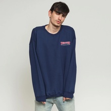 Thrasher Embroidered Outlined Crew navy blue