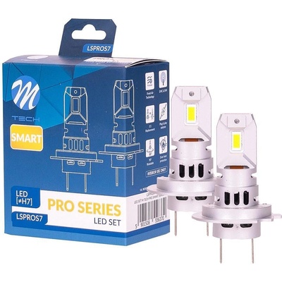 m-tech h7 led pro smart series set 6000k 21w (lspros7)