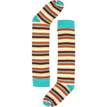 Design Trendy pruhované podkolenky mix