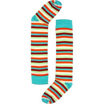 Design Trendy pruhované podkolenky mix