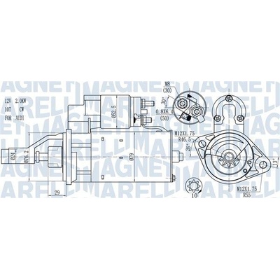 Štartér MAGNETI MARELLI 063721114010