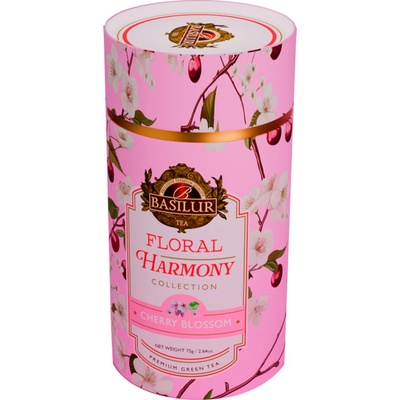 BASILUR Floral harmony cherry blossoms zelený čaj 75 g