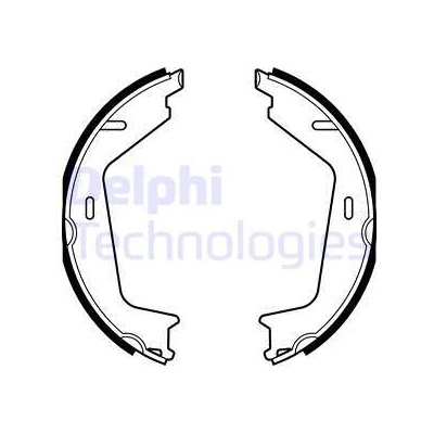DELPHI Sada brzdových čelistí LS2144 – Zboží Mobilmania