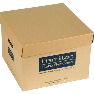 HAMILTON Архивен кашон Hamilton с капак, 33x34x24, 5 cm (24813-А)