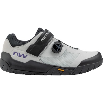 Northwave Overland Plus Light grey/Dark purple