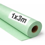 OFITURIA Kraft Paper Green Pastel - Roll 1 × 3 m - 6 Rolls - Wrapping Paper and Packaging Paper - Craft Paper for DIY, Decoration and Sewing Patterns - Tear-Resistant and Easy to Cut - COM620 (COM620)