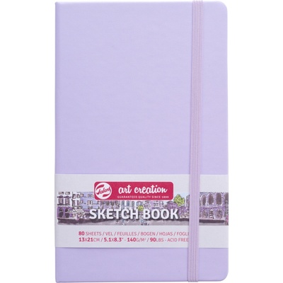 Talens Art Creation Sketchbook v pevnej väzbe Pastel Violet 13 x 21