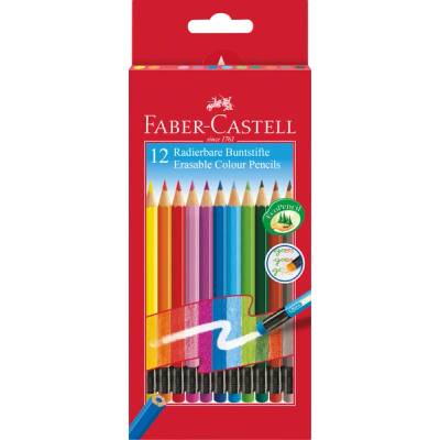 Faber Castell FC-116612 stierateľné puzdro na farebné ceruzky 12 kusov