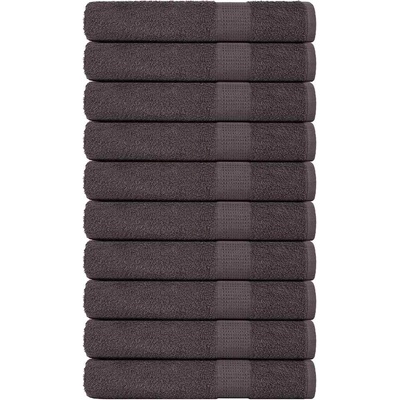 vidaXL Кърпи FROGN 10 бр. Антрацит 100x200 см 360 г/м2 (136699)